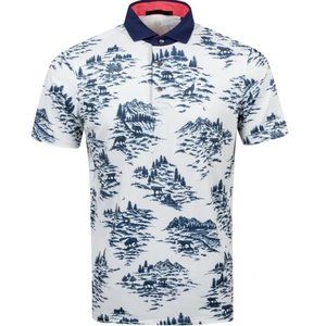 Greyson Golf   Wolf Toile Polo Large